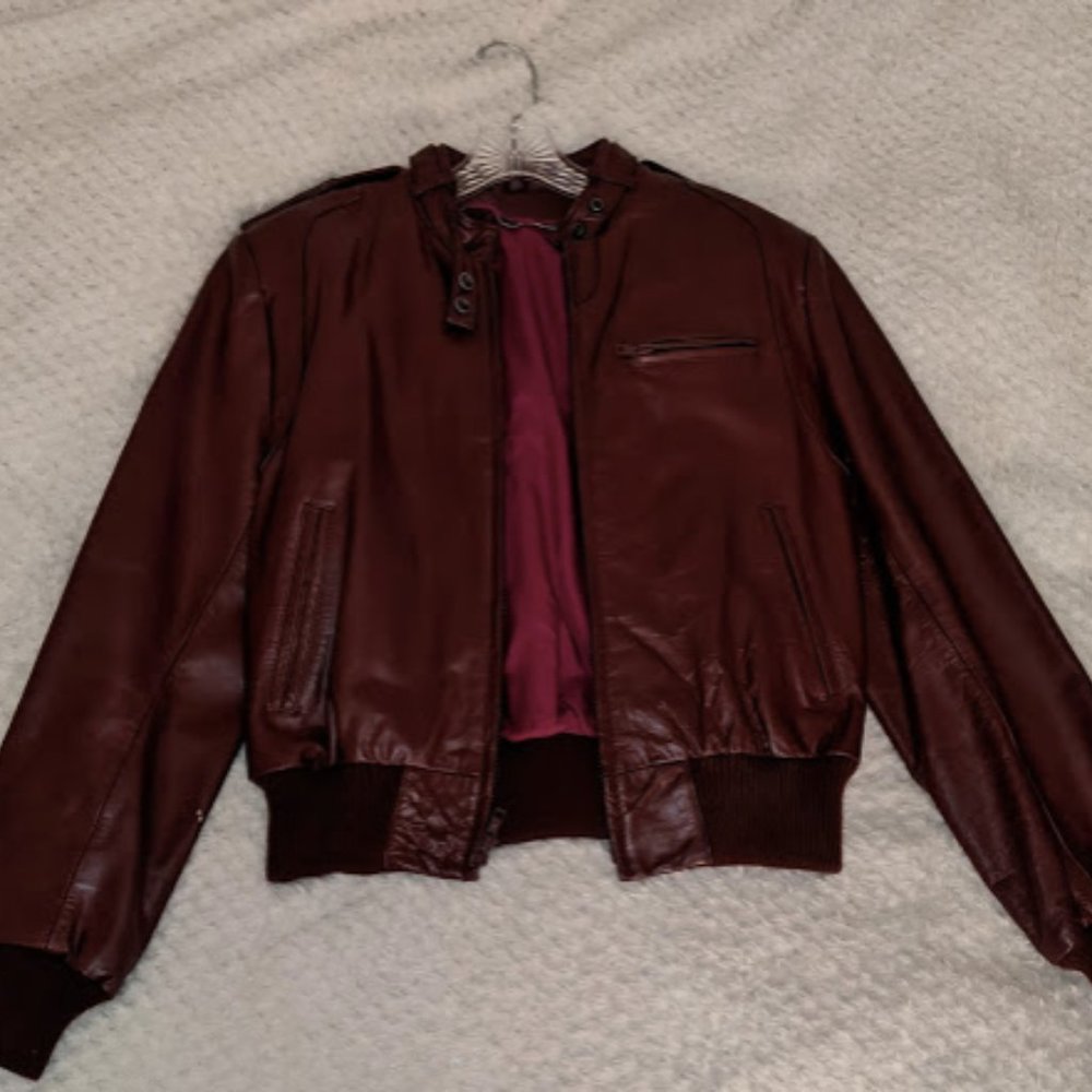 Red Genuine Leather Jacket